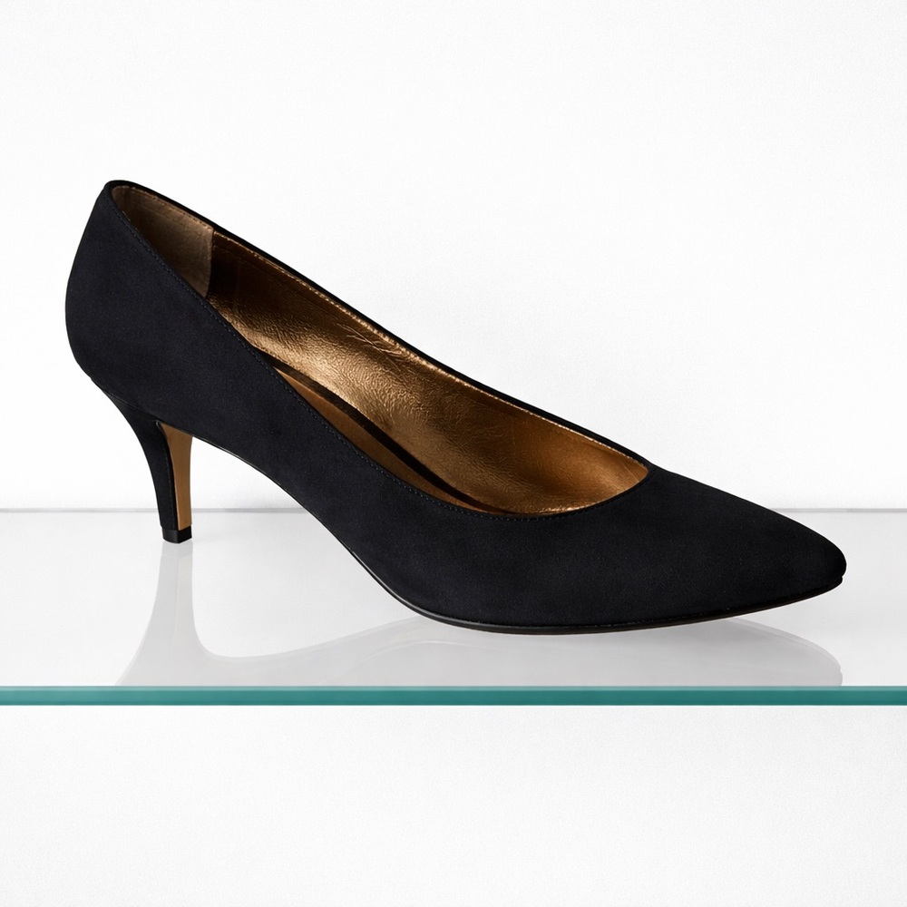 YSL Yves Saint Laurent Jackie O vintage  leather heels 7.5 N